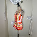 Ann Taylor ’s NWT White, Orange, Yellow & Gray Halter Tank Top Size 6 Photo 6