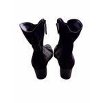 Vionic Bishop Booties Size 9 Suede Upper Block Heel Almond Toe Zip Closure NEW Photo 5