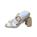 Jimmy Choo  Hawke 70 Raffia Leather Sandals, Size 39  New Photo 3