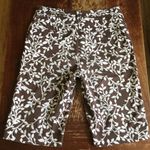 kim rogers Pattern Bermuda Walking Shorts Brown - Sz 10 Photo 3