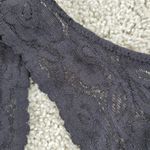 Free People Intimately Womens Bralette L Black Lace Stretch Racerback Pullover Photo 5