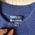 COS  Deep Blue Cashmere Sweater Photo 1