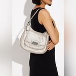 Coach  Kristin Leather Shoulder Bag Champagne/Light Pink Photo 1