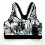 Nike Dri-Fit Multicolored Geometric Patterned Racerback Sports Bra Photo 0