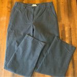 L.L. Bean Trousers 10 Slate Gray Classic Fit Pants Thick Cotton Warm Photo 0