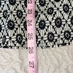 Solitaire  Womens Embroidered Keyhole‎ Tunic Blouse Boho Top Black White Large Photo 7