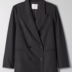 Aritzia NWT Wilfred Toledo Blazer in Black Noir | Size XS Photo 0