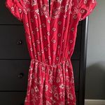 Hollister Bandana Print Romper Red Photo 2