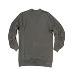 H&M Charcoal Gray Ruched Long Sleeves Sweatshirt Mini Dress Sz S Women Photo 8