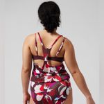 Athleta NWT  Seascape Bra Cup Tankini Top‎ Size 32 D/DD Swim Beach Vacation Photo 3