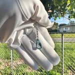 NWT NATURAL 3.73CT TEARDROP AQUAMARINE 18K WHITE GOLD DIAMONDS NECKLACE Photo 7