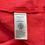 Athleta NWT 100% Linen Playa Wrap Dress in Passionfruit Coral, Pockets, … Photo 5