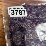 Notations Womens Babydoll Top S Purple Pink Boho Festival Retro Print Peasant Photo 6