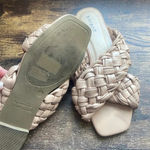 Bamboo  Beige Tan Braided Sandals size 8 Photo 5
