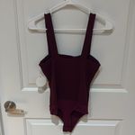 Lulus maroon tank top bodysuit Photo 1
