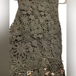 Iris  Black Eclectic Hippie Dark Romance Lace Floral Sleeveless Cropped Blouse Photo 1