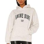 ANINE BING Sport Harvey Sweatshirt in Heather Grey Photo 1