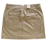 Old Navy NWT ~ Tan Khaki Cotton Pockets Mini Cargo Summer Skirt ~ Womens Size 10 Photo 1