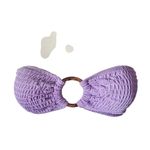 Purple Strapless Bikini Top (S) Photo 2