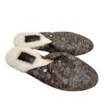 Australia Luxe Doodle Mules Size 5 Brown Leather Shearling Winter Slides NEW Photo 3