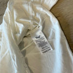 Aritzia TNA  White Super Crop Boxy Long Sleeve Shirt Photo 1