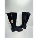 Born Hayden Boots Womens 6.5 Black Suede Distressed Knee High NWT Black Photo 3