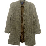 Karen Scott  Paisley Print Button Front Jacket‎ Career Office Coat Size 14 Photo 0