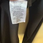 Leith  Black Long Sleeve V-Neck Bodysuit Top With Snap Crotch Women's Size Medium Photo 2