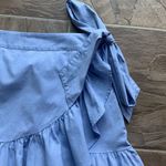 1901  Chambray Ruffle Layered Skirt Photo 12