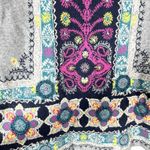 Anthropologie Akemi+Kin  Kaleidoscope Sweater Dress Short Sleeve Size S Gray Boho Photo 4