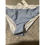 J.Crew Light Blue White Striped Hipster Bikini Swim Bottom XXL Photo 2