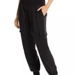 Cinq à Sept Women's Gile Pants Nwot spring revolve party $300 black satin cargo Photo 6