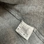 Belldini Size Large Shirt Gray Layered Look Pullover‎ Back Zip Rhinestone Collar Photo 4