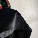 Free People  Intimately Floral Mesh Velvet Mix Top Sheer Holiday Holly sz S Photo 8