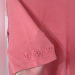 Pink Floral Soft Lightweight Embroidered Monochromatic Sweater Size 3X Photo 3