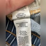 Aerie Love Tree Double Buttoned Paper Bag Waistband Denim Shorts Photo 3