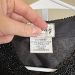 Vintage Stenay Womens Silk Beaded Long Sleeve Jacket Blazer Size PS Black 80s Photo 4