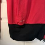 Nike Dri Fit Womens Full Zip Jacket Red Black Athletic Workout Size S Thumbholes Photo 6
