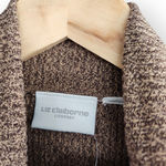 American Vintage Vintage Liz Claiborne Brown Knit Long Sleeve Turtle Neck Shirt S Photo 3