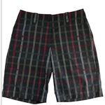  Golf Nike FitDry Black Pink Plaid Shorts Size 6 Photo 0