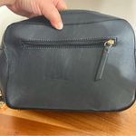 Draper James ‎ RSVP Quilted Crossbody Purse Bag Navy Blue With Gold Hardware Photo 5