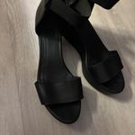 COS Black Leather Wedges EU 40 / US 9 | Minimalist Scandi Quiet Luxury Whimsy Photo 3