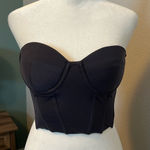 Princess Polly  Gray Lace Up Mesh Bustier Size 6 Photo 0