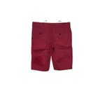 Ralph Lauren Sport Women's Shorts Bermuda Flat Front Snap Pockets Cotton Size 2 Red Photo 4