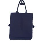 Boutique Tasseled tote bag. Embroidered cotton tall double handles. Photo 1