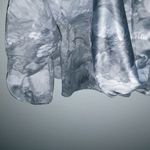 Newport News  16 Strapless Silver Floral Dreams Formal Dress Plus Photo 10