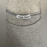 Reformation  Kendy rib knit mini dress bodycon dress in marble gray size M medium Photo 2