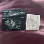 Cole Haan Burgundy Quilted Long Jacket w/Brown Leather Trim, NO BELT XL $260 Photo 7