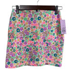Wild Fable Retro Multicolor Floral Print A-Line Mini Dress Size 0 NWT Photo 0