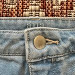 a.n.a  | Women's Light Wash Denim Frayed Raw Hem Mini Skirt Photo 2